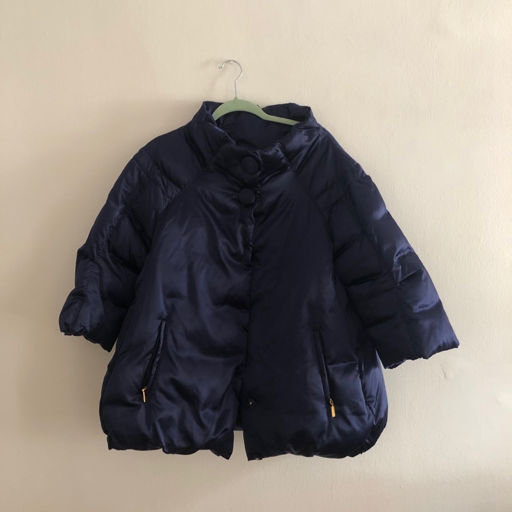 Moncler 3/4 Sleeve Puffer Jacket